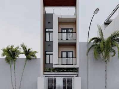 Lumion Town House 01 3D model