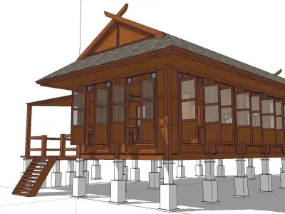 Creative Design-Holiday Cabin-097 3D model
