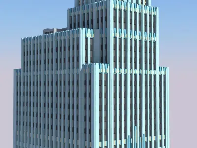 Eastern Columbia Building 3D print model