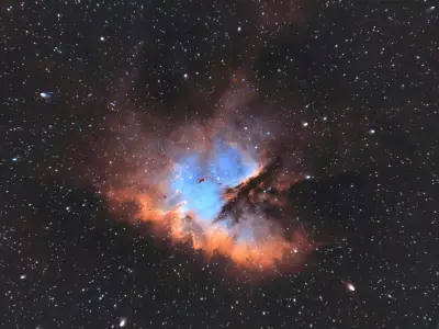 Pacman Nebula 3D model