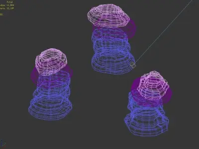 Desert - Mountain - Wind Stone 04 3D model