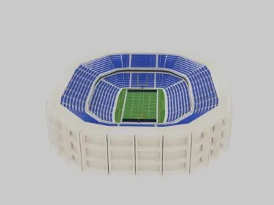  Superbowl Stadium 3D model