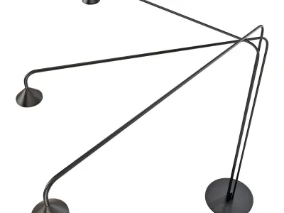 roche bobois nomad floor lamp 3D model