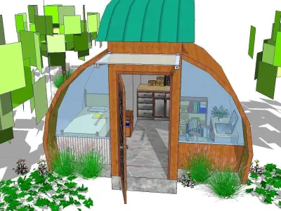 Creative Design-Holiday Cabin-013 3D model