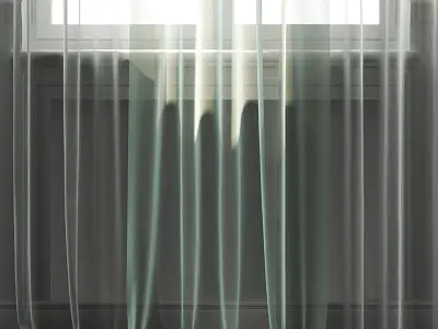 Curtain Set 24 3D model
