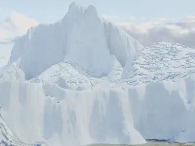 Mountain Terrain 1a 3D model