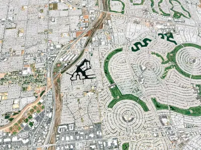 Cityscape Sun City Arizona USA 3D model