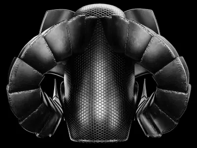 Pharaoh Hat 02 - SciFi Character Design Low-poly 3D model Low-poly 3D model