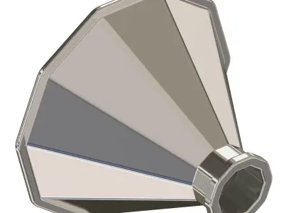 Exquisite Lamp Reflector 3D print model