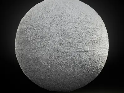 Seamless PBR Scanned Small Parking Gravel 3x3 meter Texture