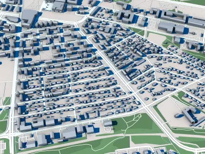 Lappeenranta City Finland 3D model