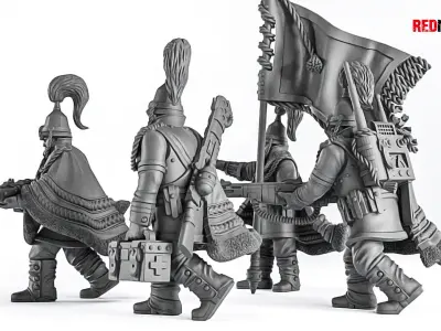 Royal Regiment - Command Squad of the Imperial Force 3D print model