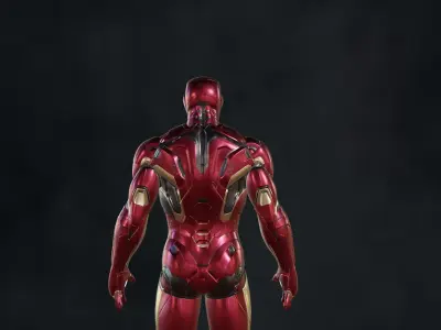 Ironman mark 45 3d model NOT RIGGED 3D model