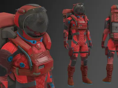  Male Sci-Fi Suit V2 