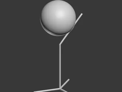 Flos Lights Family Michael Anastassiades Table Lamp 3D model