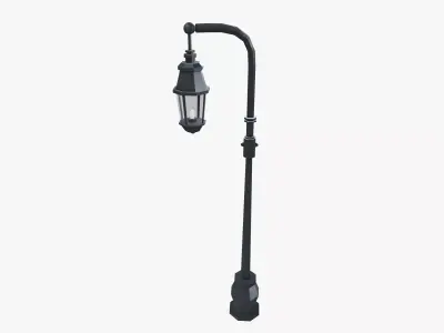 Light Pole Low-poly 3D model purchase