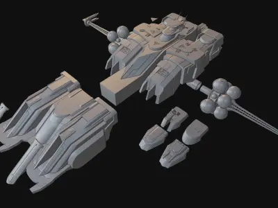 Girty Lue-class Gundam 3D print model