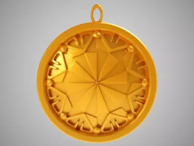 Sun Pendant 3D print model