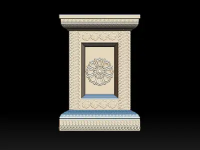 Classic pillar column for 3D print 3D print model