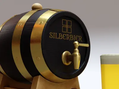 Beer Barrel 2 3D model