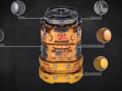 Sci-Fi Prop Smart Materials Texture