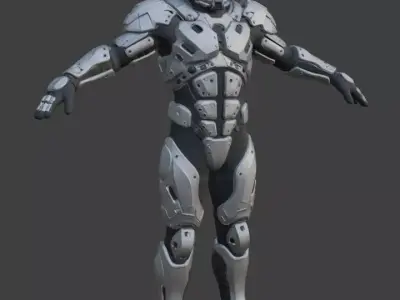 Astronaut Spacesuit 3D Model 3D model shop
