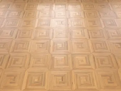 Parquet - Laminate - Wooden floor 2 in 1 Low-poly 3D model 39