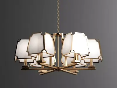 Ceiling light 3D model 73