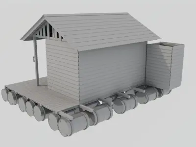 Floating House 3D print model