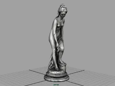 Venus at Bath Low-poly 3D model