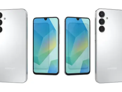 Samsung Galaxy A16 4G Light Gray 3D model