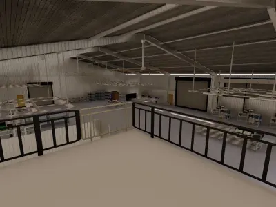 Warehouse-Warehouse Building 3D model