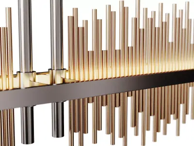 Gossamer Large LED Pendant light 3D model purchase