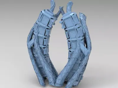 Tech ivy Tower plaza  3D model