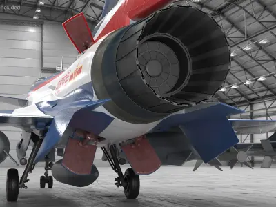  Chinese Multi-Role Fighter Aircraft PLAAF J10 Rigged 