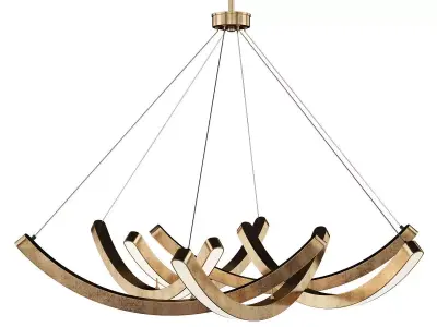 Swing Time LED Pendant Light Low-poly 3D model