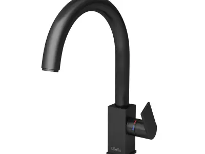 Hansgrohe Vernis kitchen sink mixers 3D model
