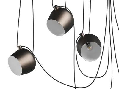 727153 Omega Lightstar chandelier hanging 3D model