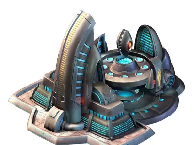 Fortress - Generator 02 3D model