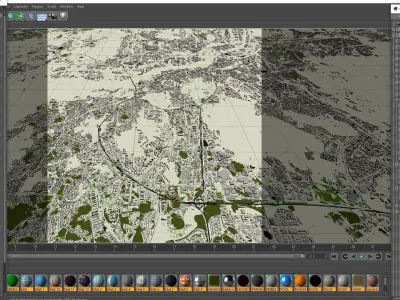 Gothenburg Goteborg City 2021 March 3d model Low-poly 3D model