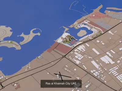 Cities of UAE Dubai  3D Model Pack