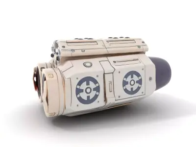 Futuristic Binoculars Model Pack with SciFi Design Low-poly 3D model