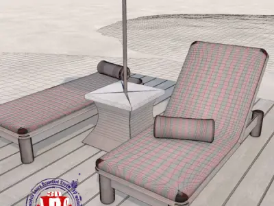 sunbed 51 3D model