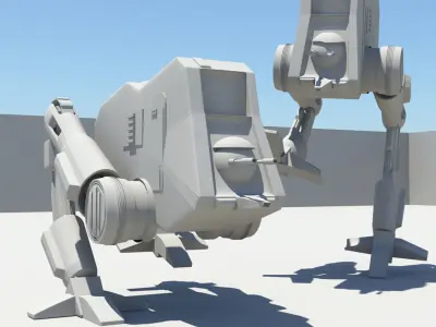 Old Robot 3D model