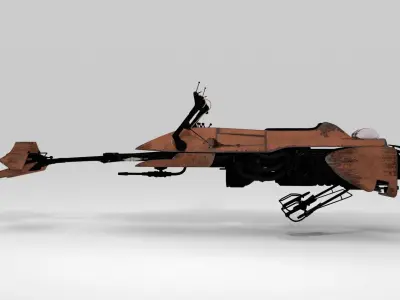 Star Wars - Speeder Bike 3D model