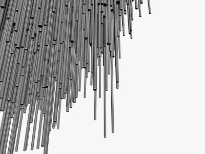 Terzani Iceberg Ceiling Light 3D model