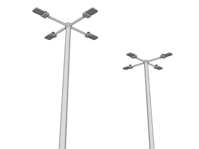 Light Pole - Lamp Post 12 3D model