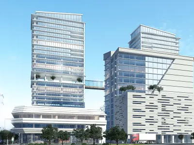 Artanis Buildings Exterior Design 3D model