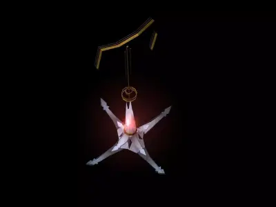 Low poly model of MMO Rune 3D model