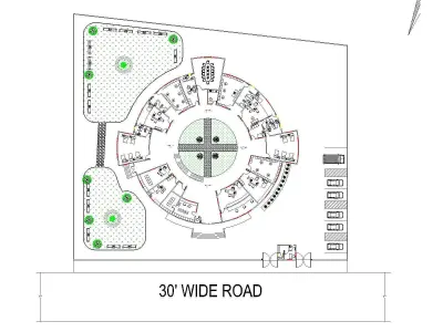 Basic Health Unit Low-poly 3D model